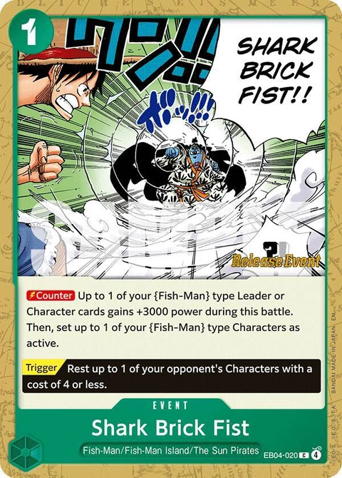 Shark Brick Fist - One Piece Card Game card