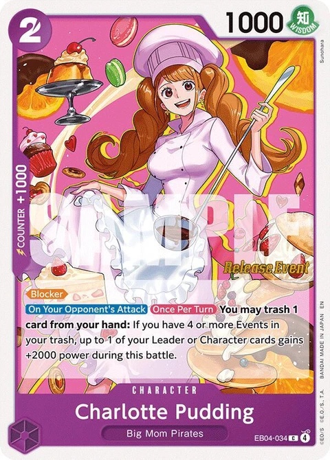 Charlotte Pudding - One Piece Card Game card