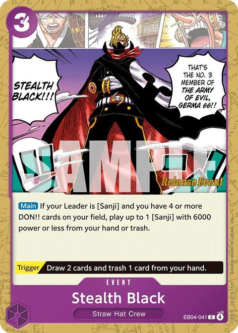 Stealth Black - One Piece Card Game card