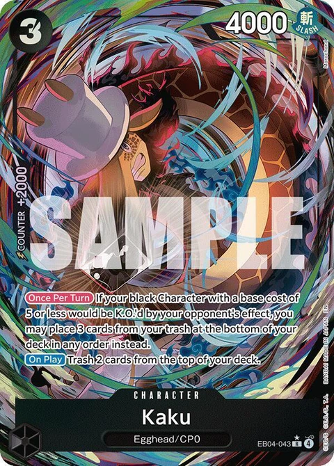 Kaku (Alternate Art) - One Piece Card Game card