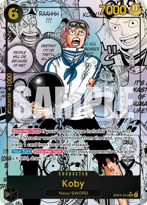 Koby (Manga) - One Piece Card Game card