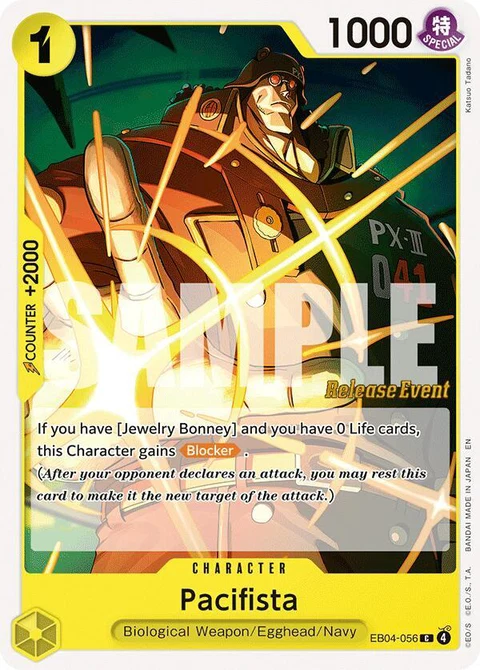 Pacifista - One Piece Card Game card