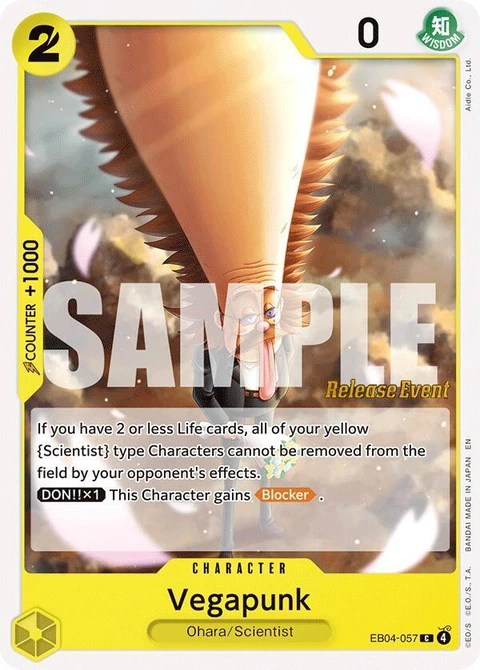 Vegapunk - One Piece Card Game card
