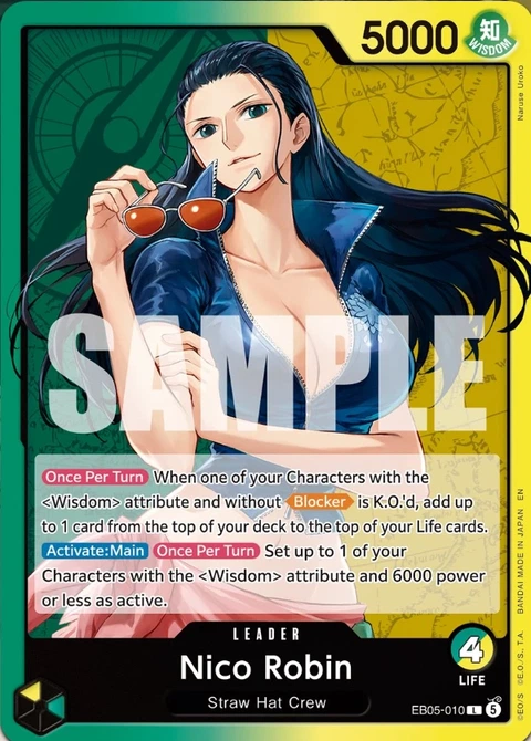 Nico Robin (010), One Piece Card Game Leader
