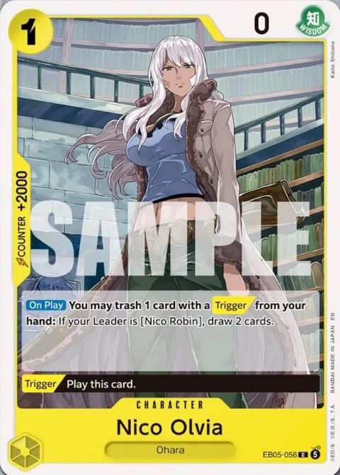 Nico Olvia - One Piece Card Game card
