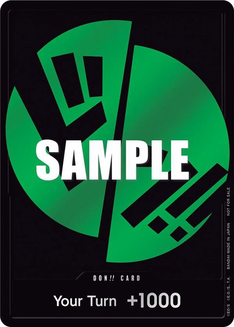 DON!! Card (Green) - One Piece Card Game card
