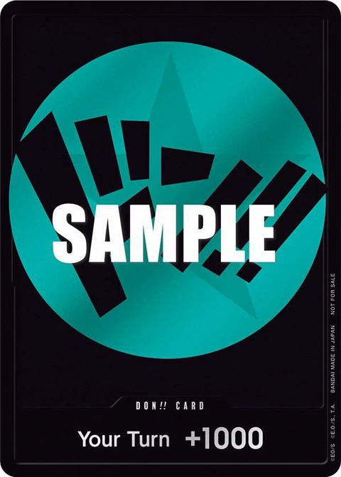DON!! Card (Teal) - One Piece Card Game card