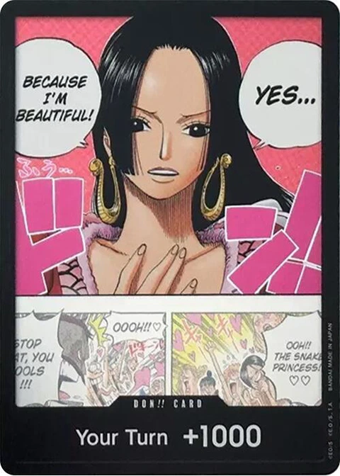 DON!! Card (Boa Hancock) (Double Pack Set Vol. 4) - One Piece Card Game card