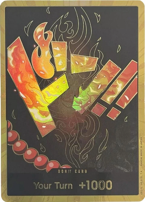 DON!! Card (Ace) (Gold) - One Piece Card Game card