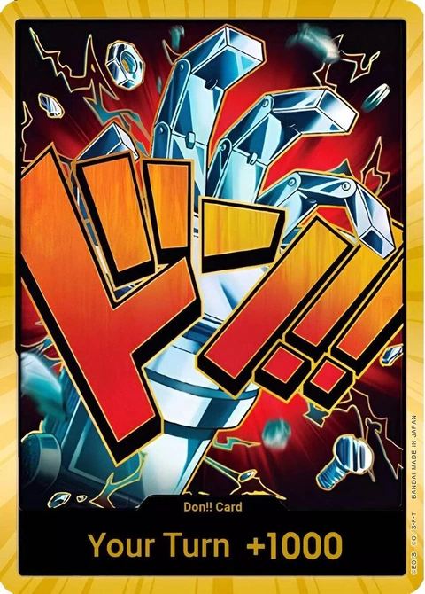 DON!! Card (Eustass "Captain" Kid) (Gold) - One Piece Card Game card