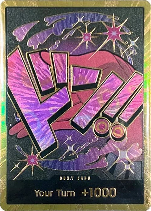 DON!! Card (Reiju) (Gold) - One Piece Card Game card