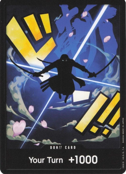 DON!! Card (Zoro) - One Piece Card Game card
