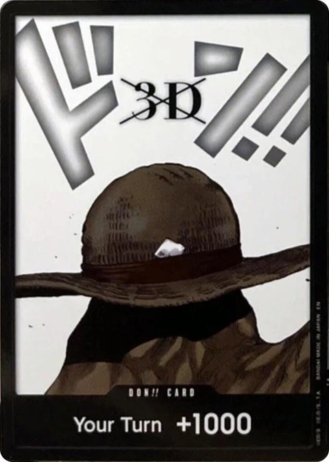 DON!! Card (3D) (Double Pack Set Vol. 8) - One Piece Card Game card