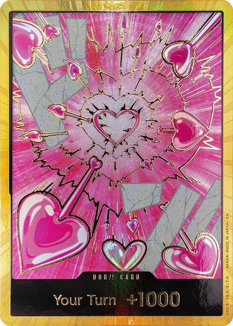 DON!! Card (Boa Hancock) (Gold) - One Piece Card Game card