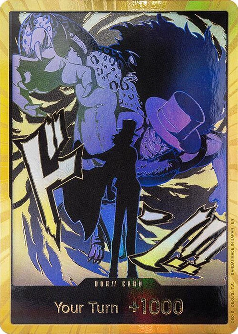 DON!! Card (Rob Lucci) (Gold) - One Piece Card Game card