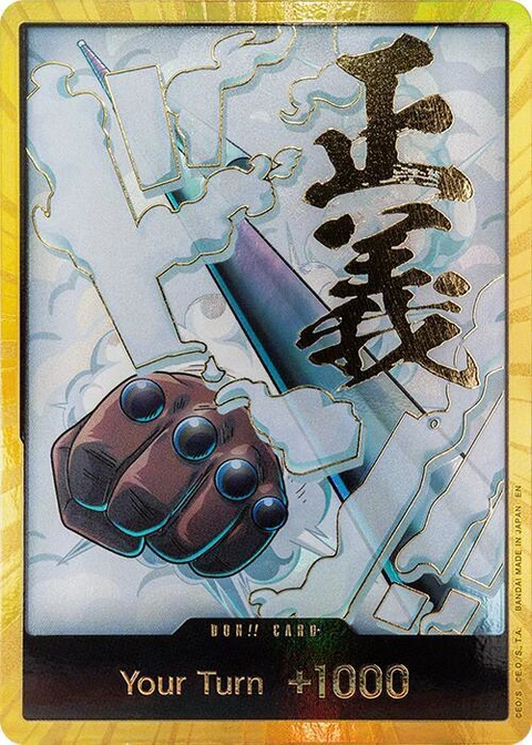 DON!! Card (Smoker) (Gold) - One Piece Card Game card