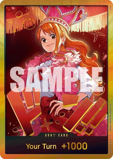 DON!! Card (Nami) (Gold) - One Piece Card Game card