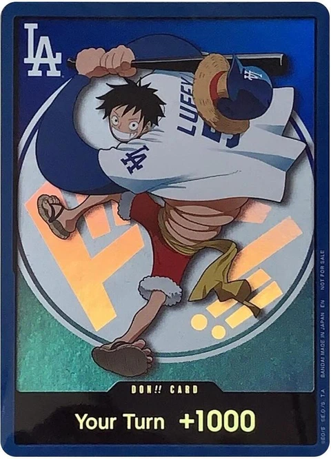 DON!! Card (LA Dodgers 2026 Promo) - One Piece Card Game card