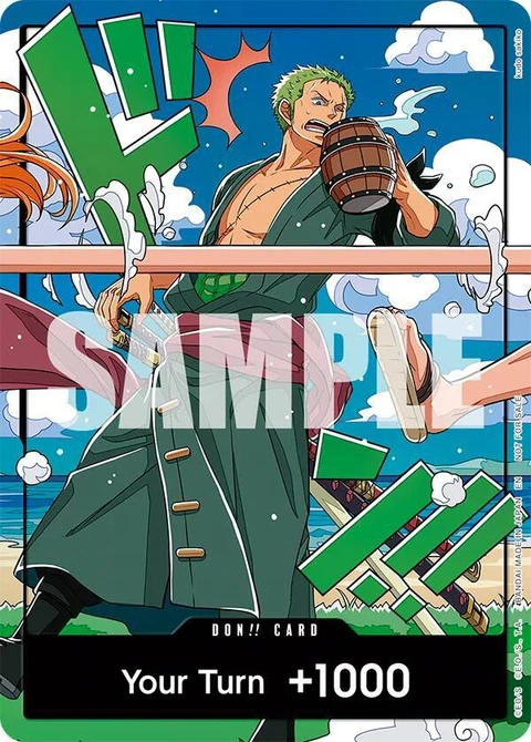 DON!! Card (World United) (Zoro) - One Piece Card Game card