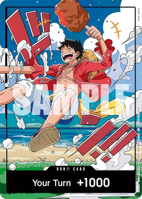 DON!! Card (World United) (Luffy) - One Piece Card Game card