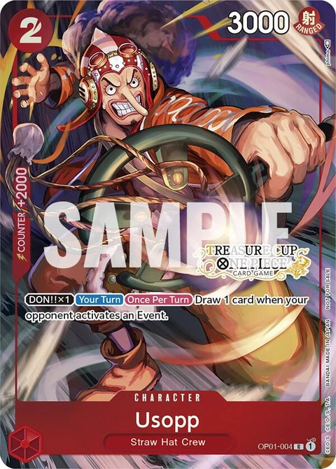 Usopp (Treasure Cup) - One Piece Card Game card