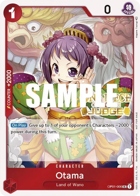 Otama (Judge) - One Piece Card Game card
