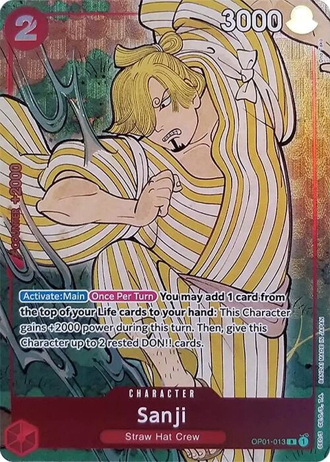 Sanji (English Version 1st Anniversary Set) - One Piece Card Game card