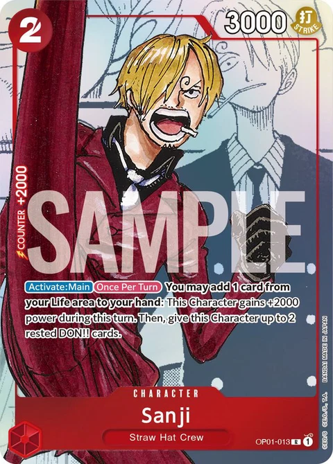 Sanji (Alternate Art) - One Piece Card Game card