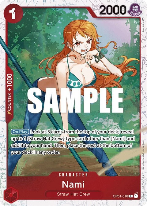 Nami (Ultra Deck: The Three Captains) - One Piece Card Game card