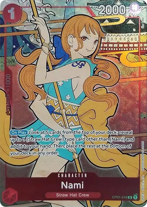 Nami (English Version 1st Anniversary Set) - One Piece Card Game card