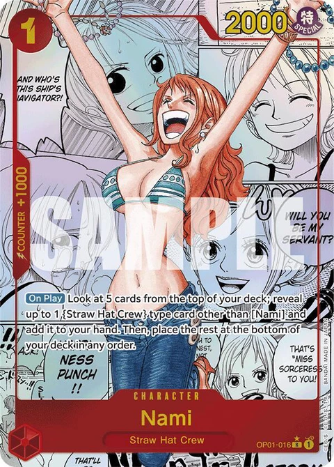 Nami (Manga) - One Piece Card Game card