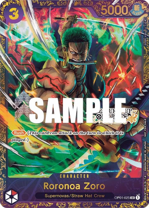 Roronoa Zoro (Treasure Cup) - One Piece Card Game card