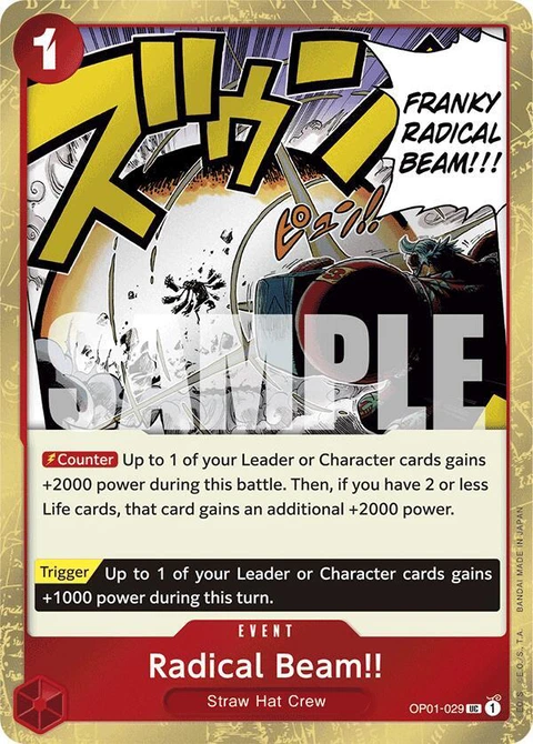 Radical Beam!! (Jolly Roger Foil) - One Piece Card Game card