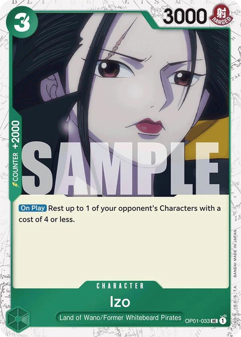 Izo (Jolly Roger Foil) - One Piece Card Game card