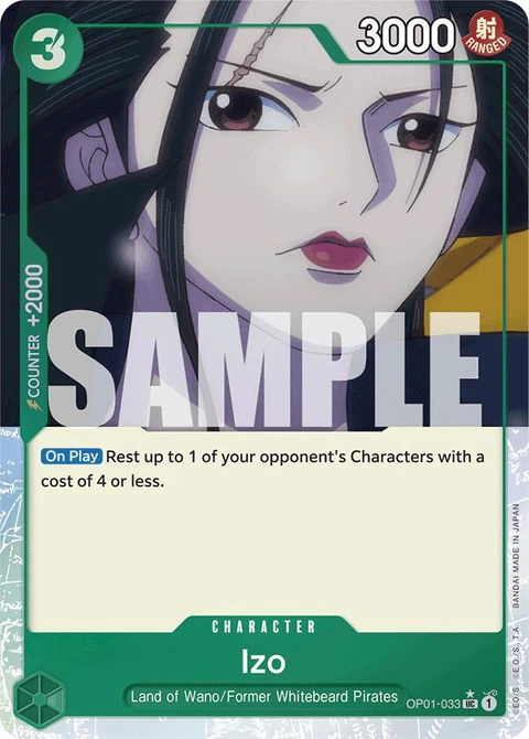 Izo (Full Art) - One Piece Card Game card