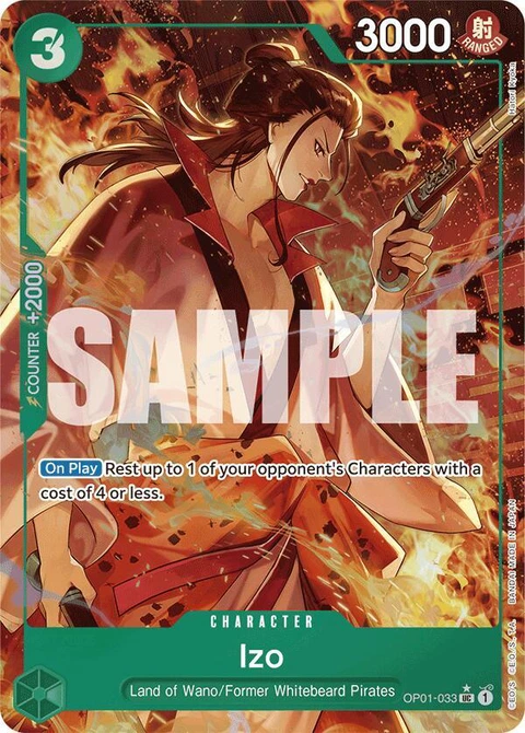 Izo (Alternate Art) - One Piece Card Game card