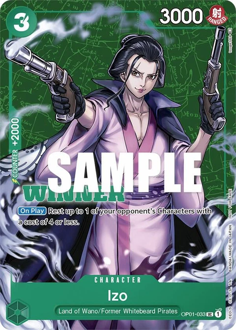 Izo (Tournament Pack Vol. 2) - One Piece Card Game card
