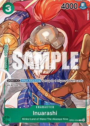 Inuarashi (Box Topper) - One Piece Card Game card