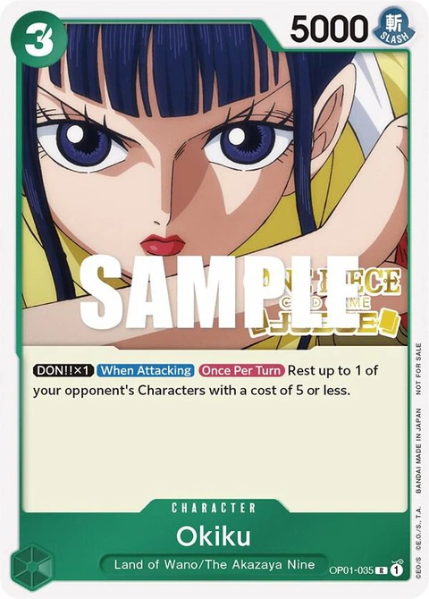 Okiku (Judge) - One Piece Card Game card