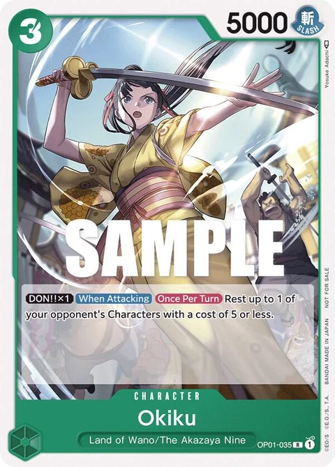 Okiku (Tournament Pack Vol. 4) - One Piece Card Game card