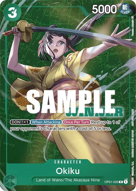 Okiku (Winner Pack Vol. 4) - One Piece Card Game card