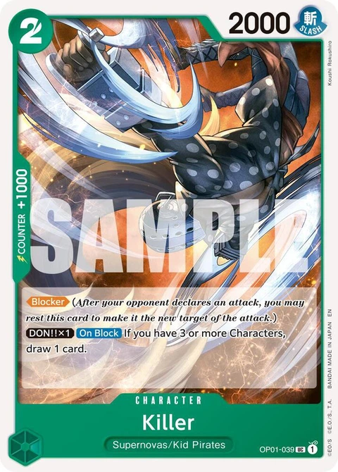 Killer (Reprint) - One Piece Card Game card