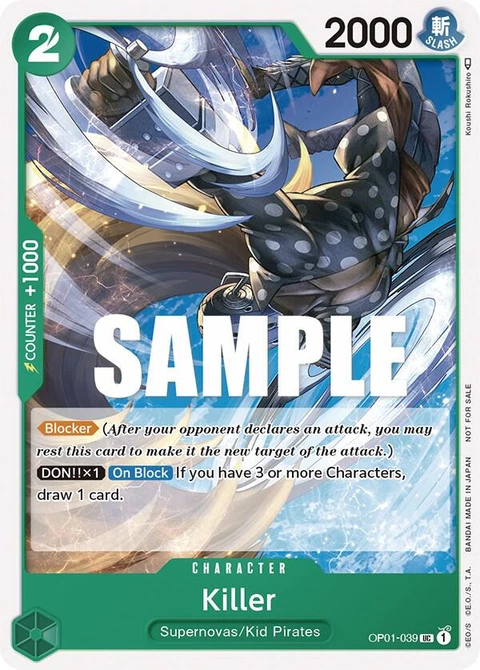 Killer (Promotion Pack 2023) - One Piece Card Game card