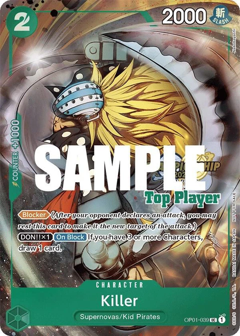 Killer (CS 2023 Top Players Pack) - One Piece Card Game card
