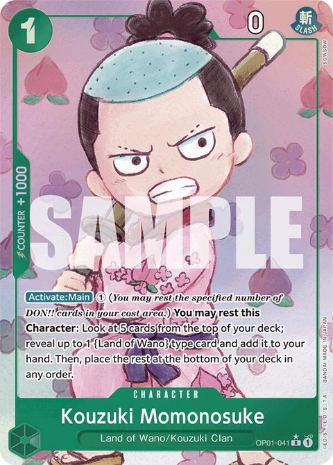 Kouzuki Momonosuke (Alternate Art) - One Piece Card Game card