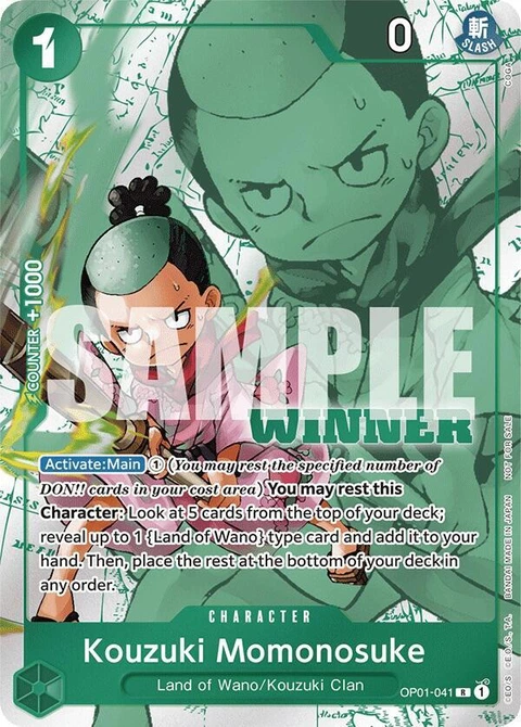 Kouzuki Momonosuke (Winner Pack Vol. 7) - One Piece Card Game card