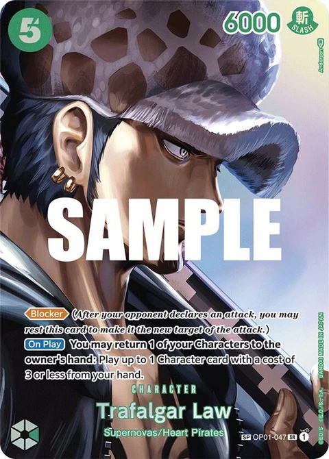 Trafalgar Law (SP) - One Piece Card Game card