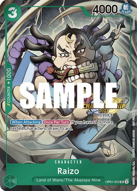Raizo (CS 2023 Event Pack) - One Piece Card Game card