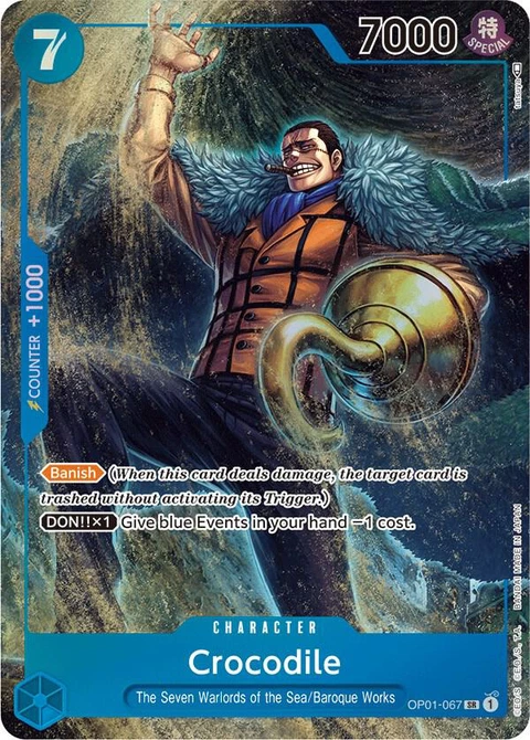 Crocodile (Parallel) - One Piece Card Game card