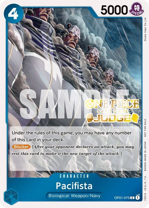 Pacifista (Judge Pack Vol. 3) - One Piece Card Game card